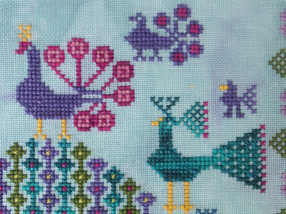 PDF The Peacock Keeper Cross Stitch Pattern by Lindy Stitches