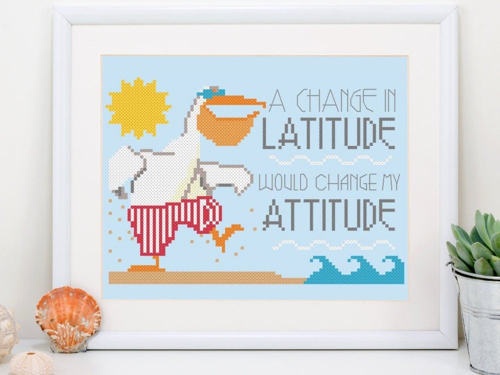 PDF Change in Latitude Cross Stitch Pattern by Lindy Stitches
