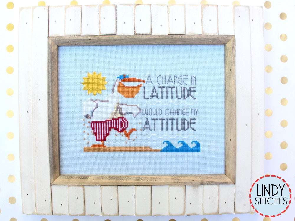 PDF Change in Latitude Cross Stitch Pattern by Lindy Stitches