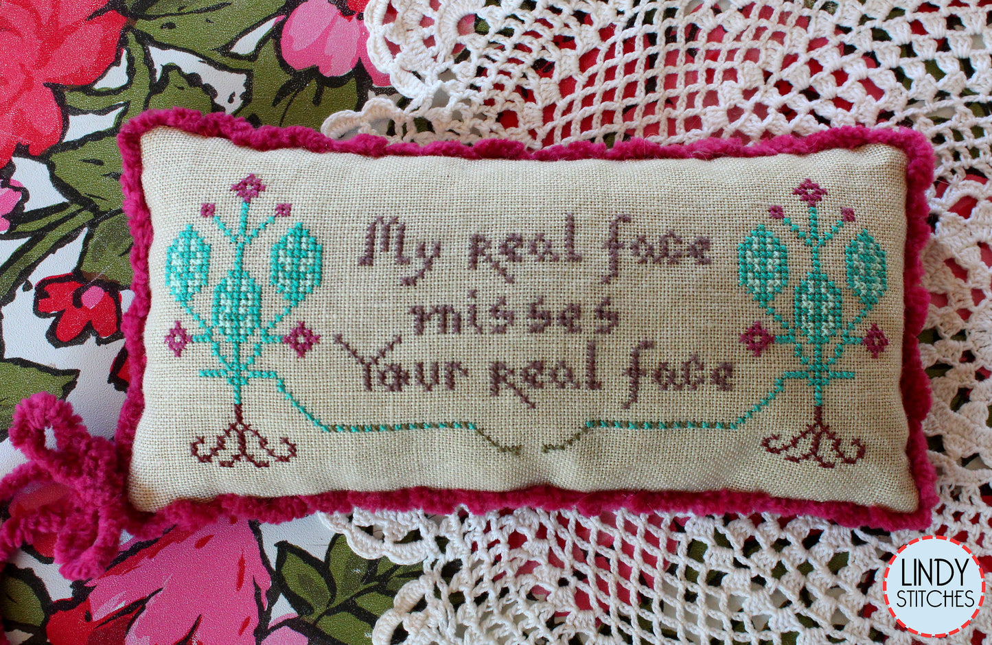 Chianti Chenille Trim Hand Dyed by Lady Dot Creates