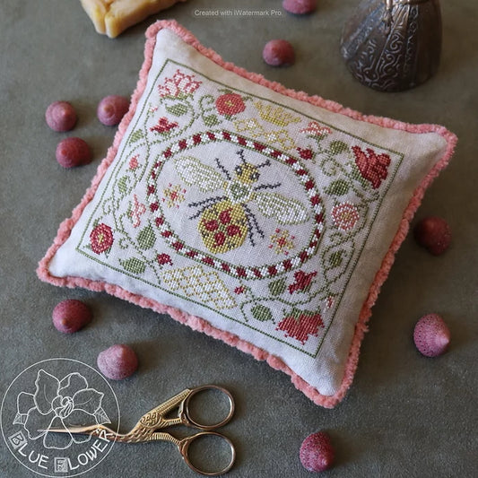 Tudor Bee Cross Stitch Pattern by The Blue Flower PHYSICAL copy
