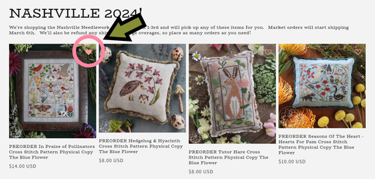 Start your Nashville Needlework wishlist today!