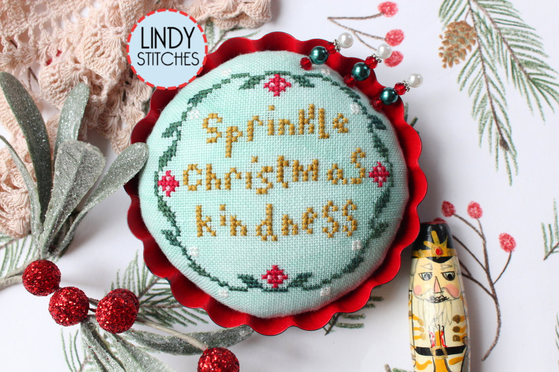 Sprinkle Christmas Kindness Free Cross Stitch Pattern