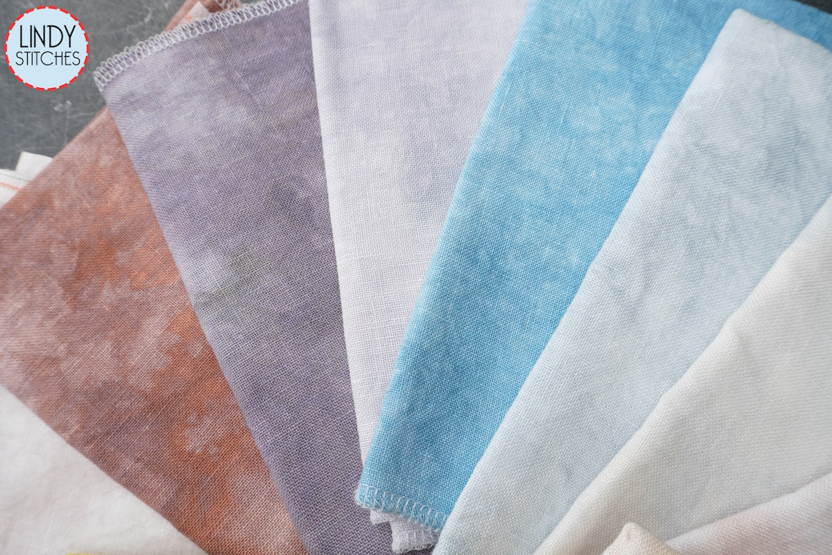 Lapin Loops Hand Dyed Cross Stitch Fabric