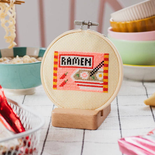 Ramen Beginner Cross Stitch Kit Beginner Friendly