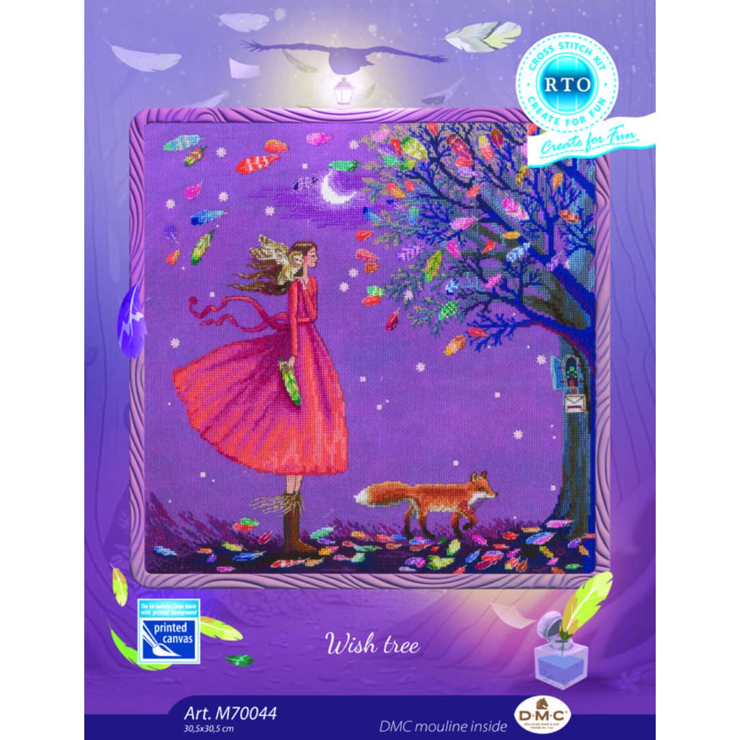 Wish Tree Cross Stitch Kit RTO Counted M70044