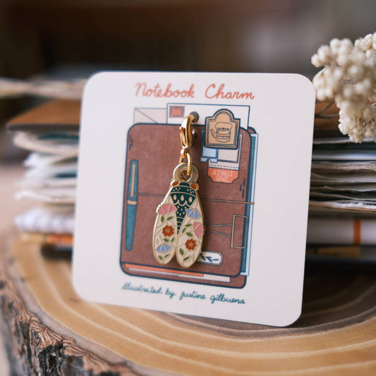Cicada Notebook Charm