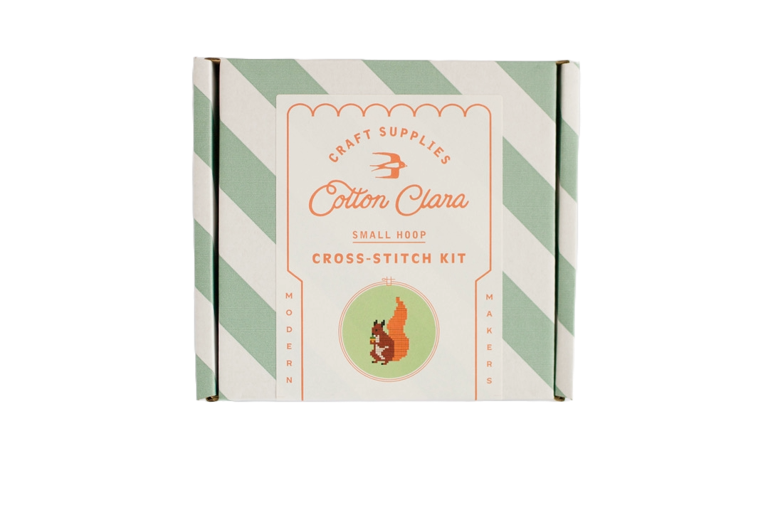 Squirrel Cross Stitch Kit