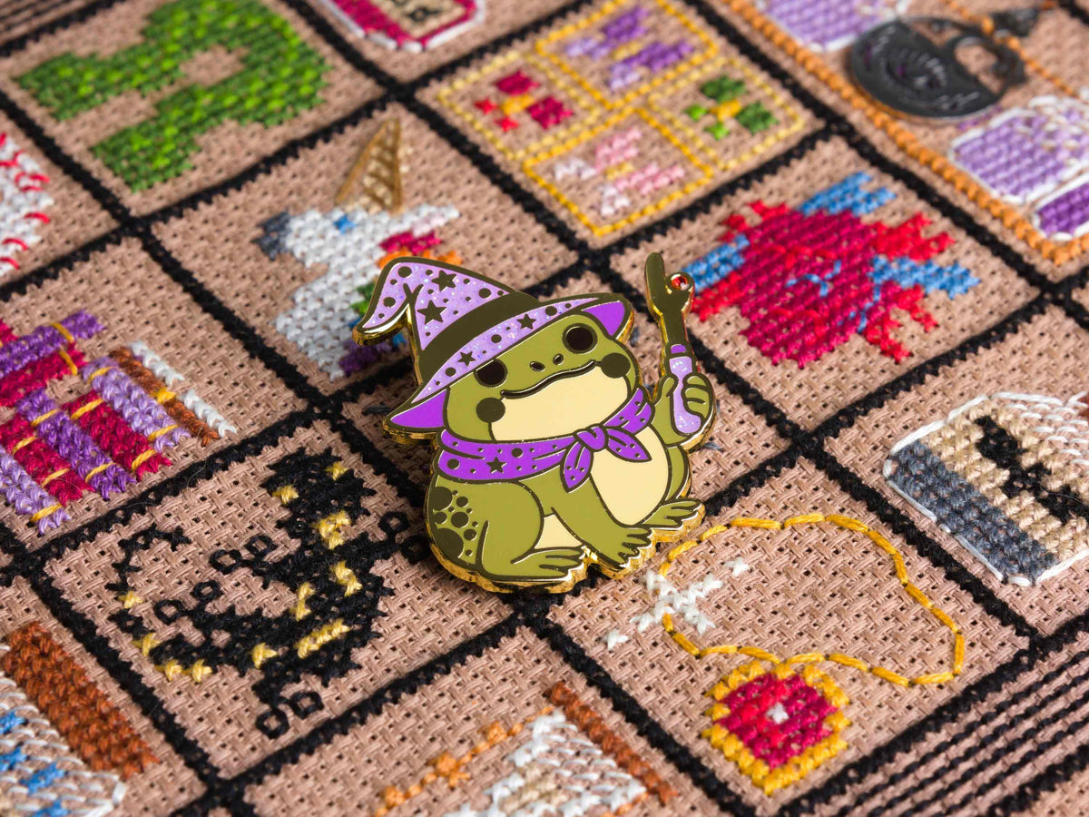 Frog Wizard Needleminder