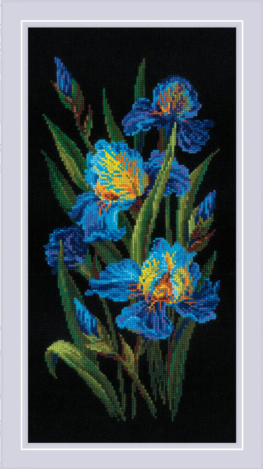 Beautiful Irises RIOLIS Counted Cross Stitch Kit 2346