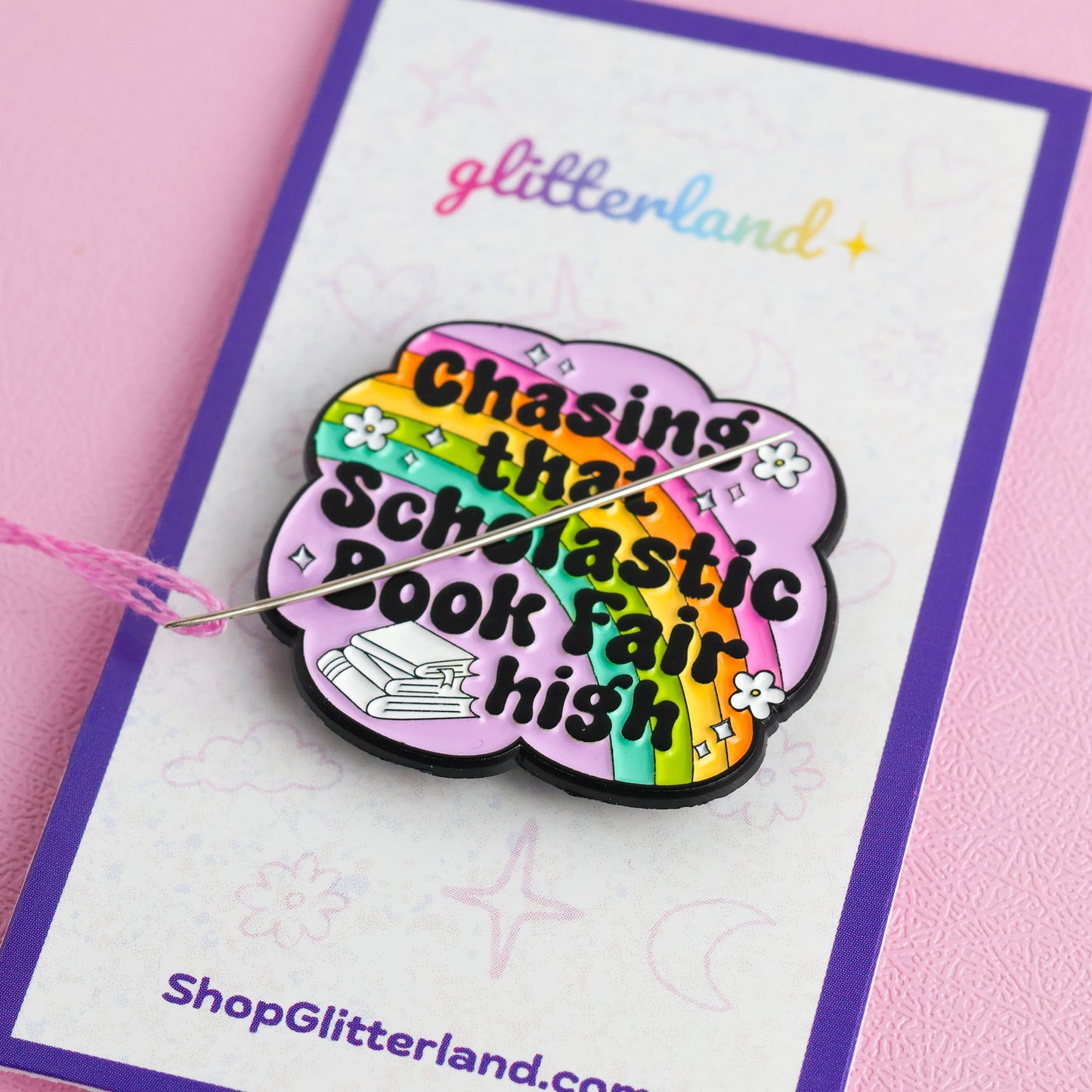 Book Fair High Bookish Needle Minder Magnet