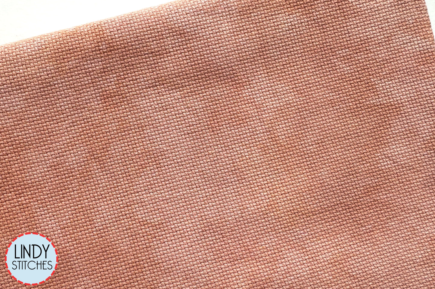 16 count Hibiscus Aida Fiber on a Whim Hand Dyed Cross Stitch Fabric