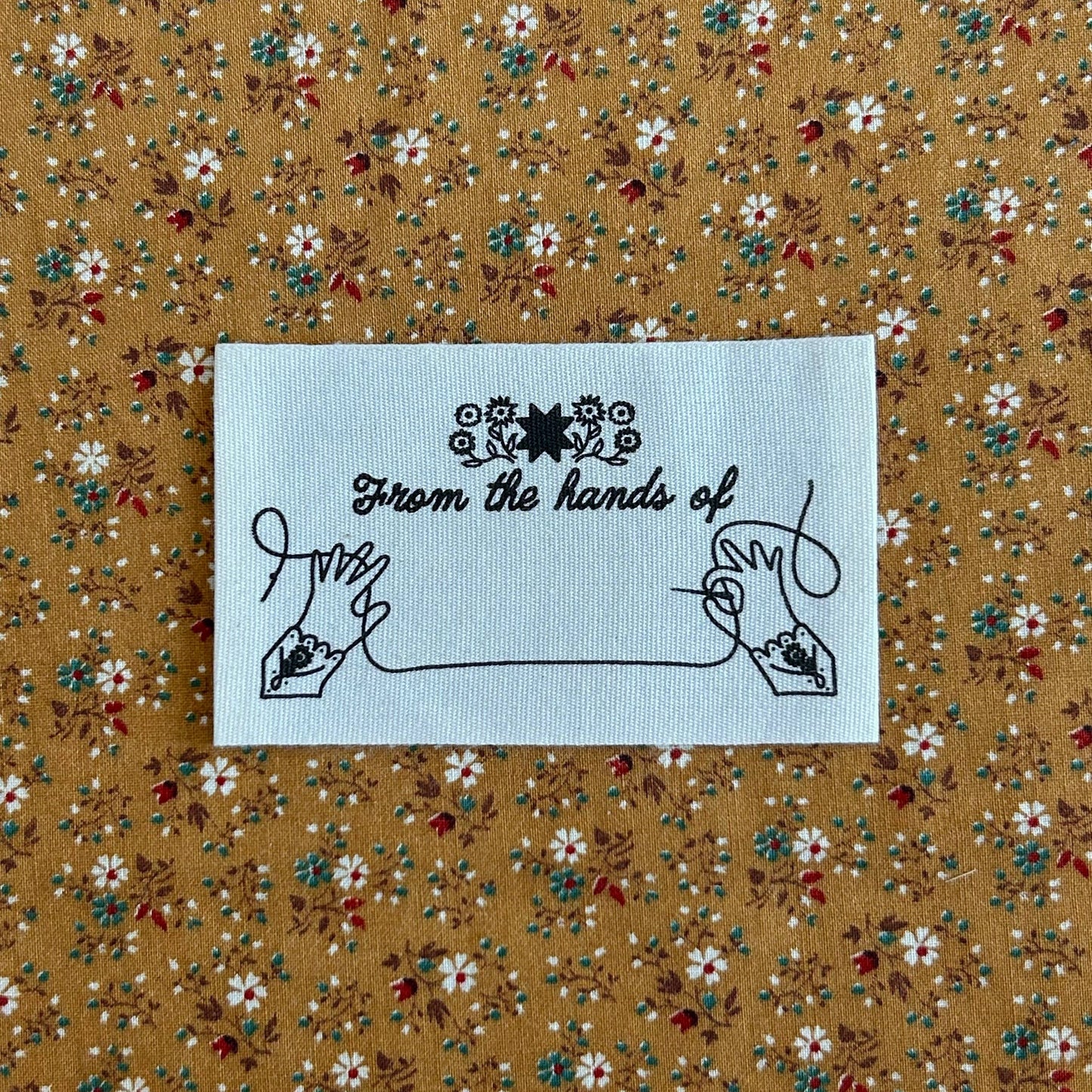 The Hands Woven Quilt Labels Set of Four