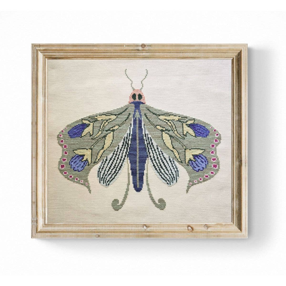FLOWER MOTH III Cross Stitch Pattern by The Wishing Thorn