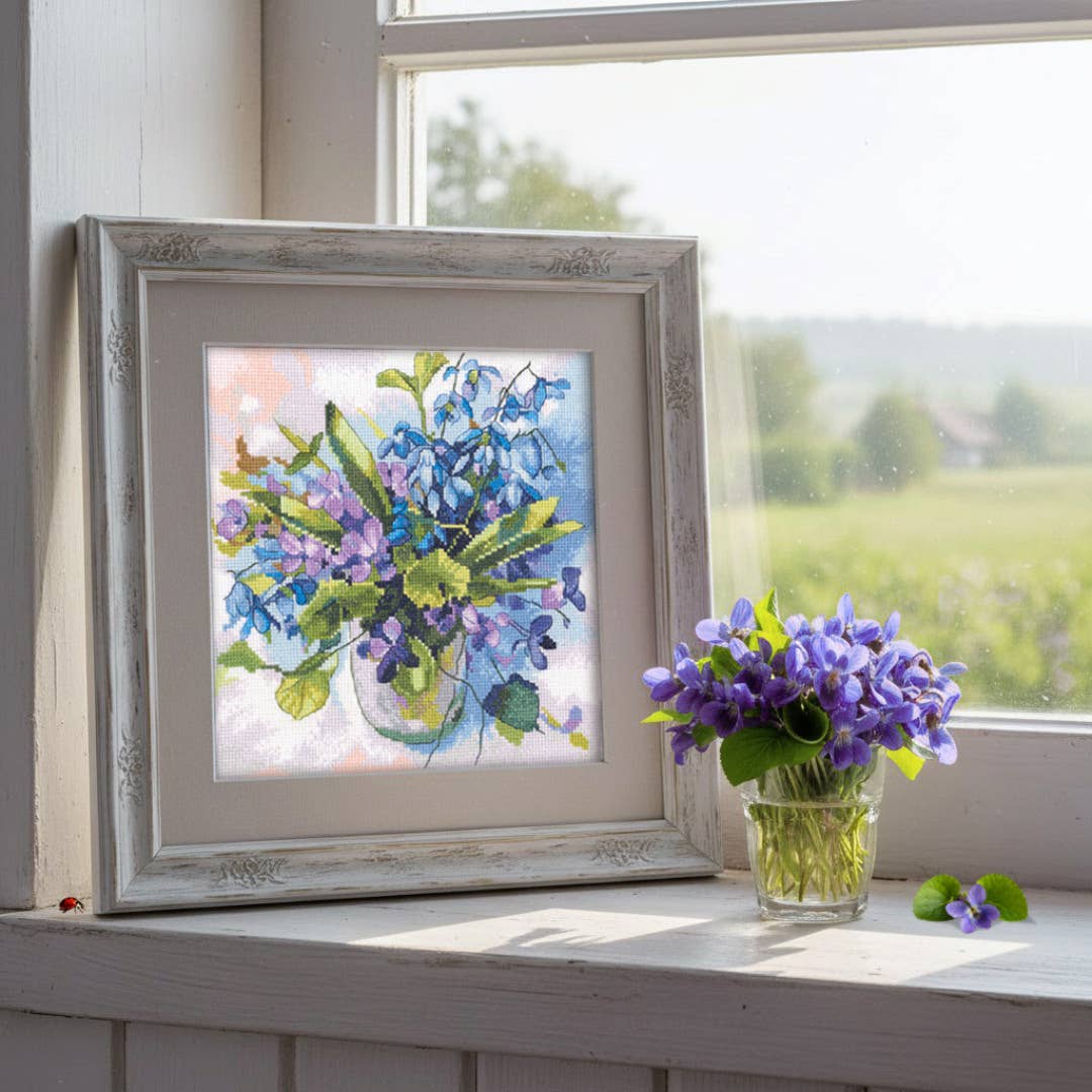 Spring Bouquet Cross Stitch Kit RTO M1080