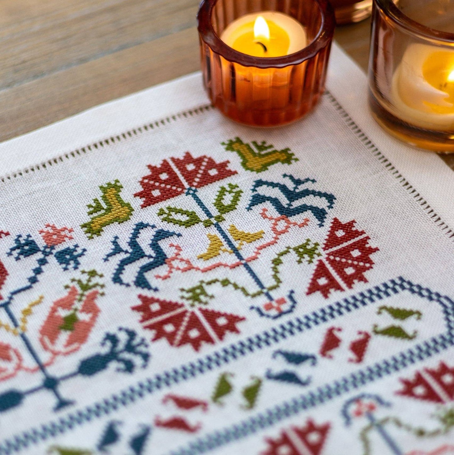 Corfu Wildflowers TR Cross Stitch Avlea Folk Embroidery Kit