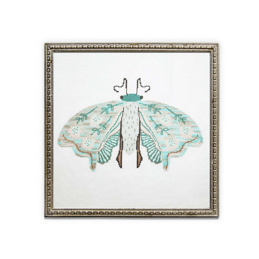 FLOWER MOTH II Cross Stitch Pattern by The Wishing Thorn