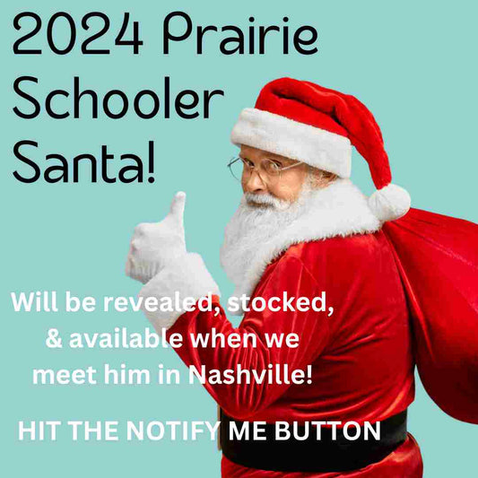 PREORDER 2024 Prairie Schooler Santa Cross Stitch Pattern