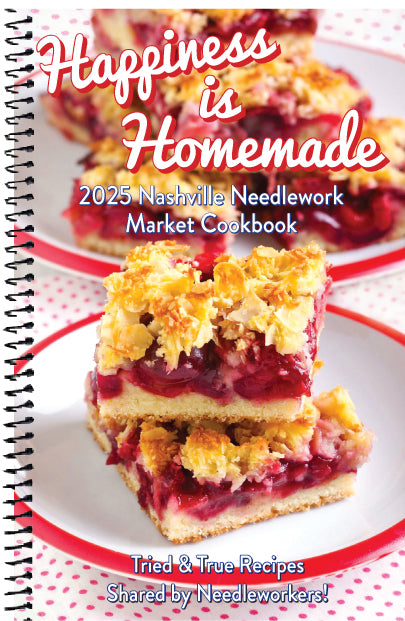 2025 Nashville Needlework Market Cookbook with 53 CHARTS INSIDE!