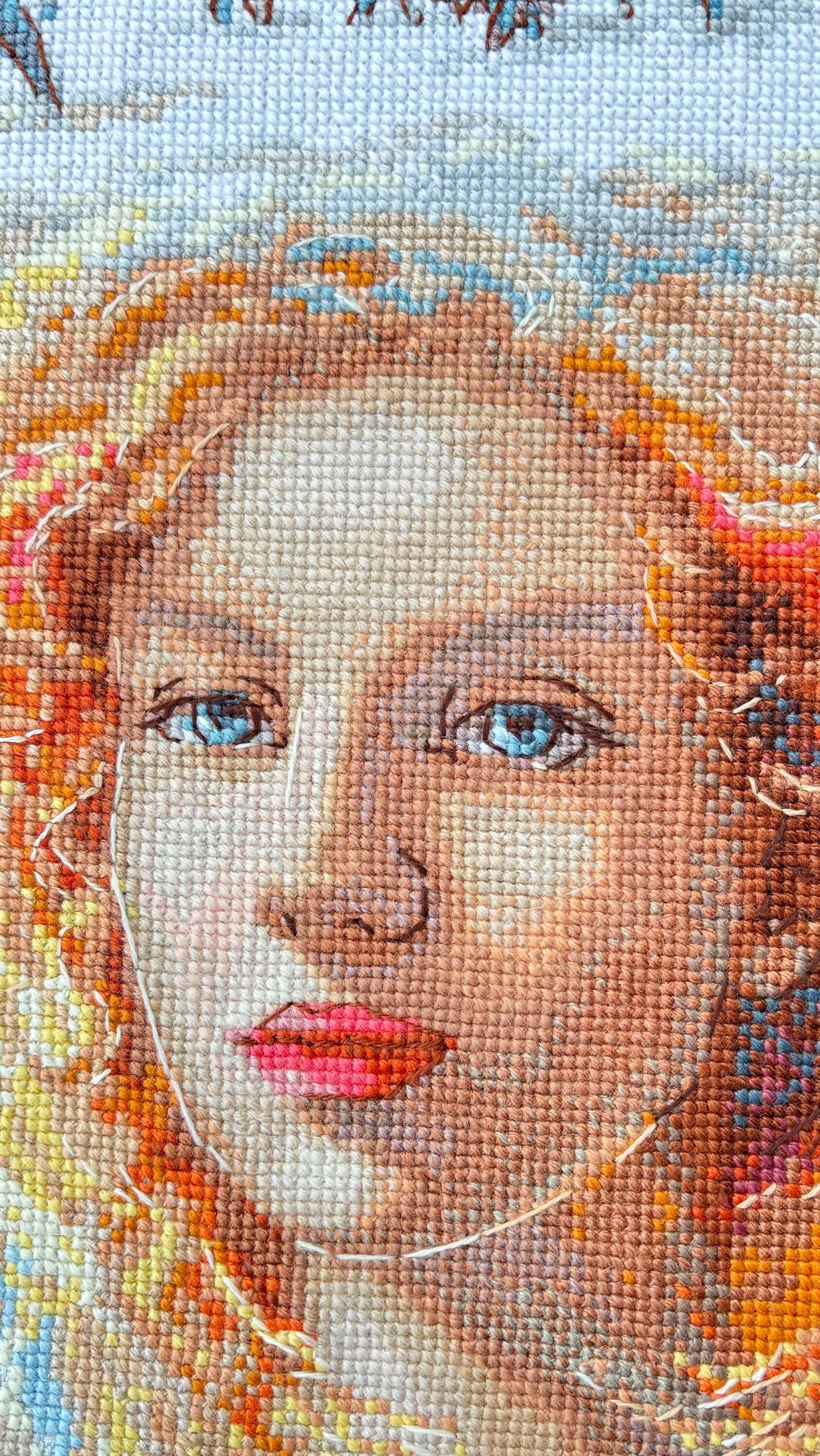 Mother Nature Earth Cross Stitch Kit from Aine A1003