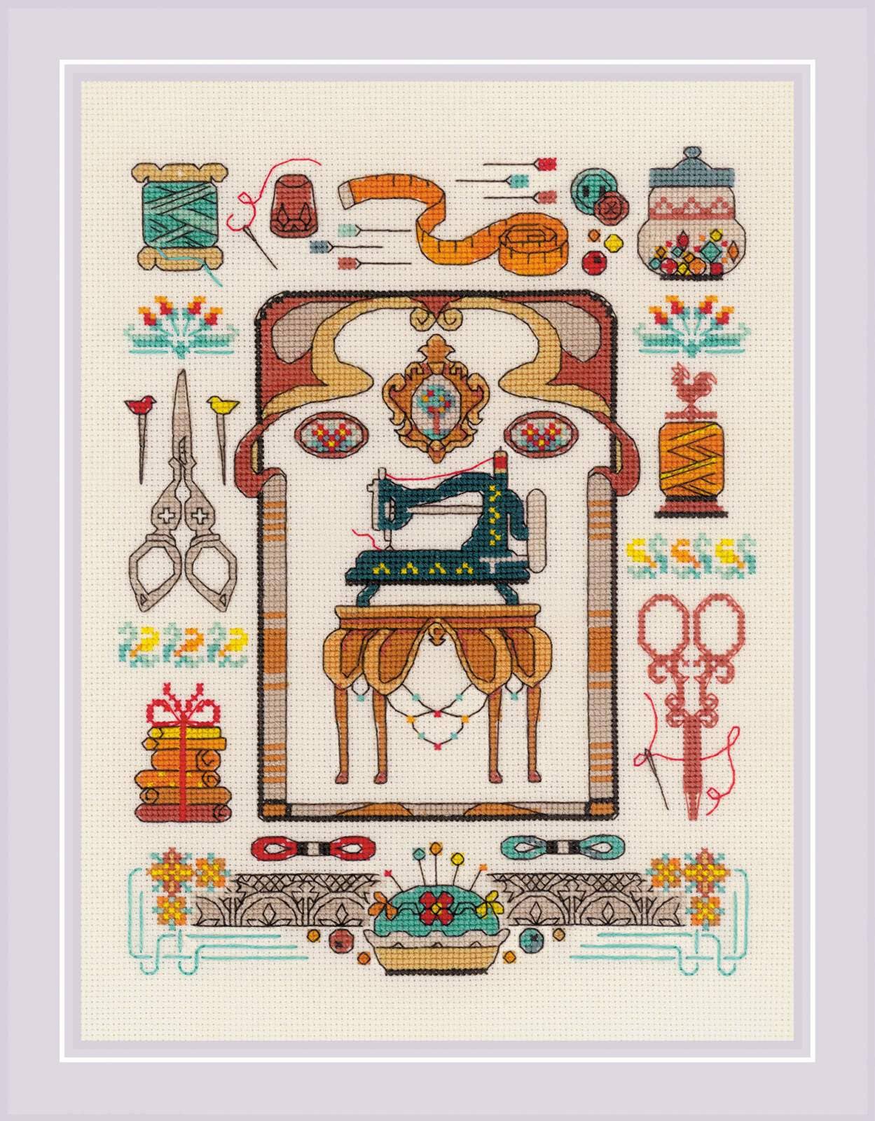 Favorite Hobby Cross Stitch Kit From Riolis 1951