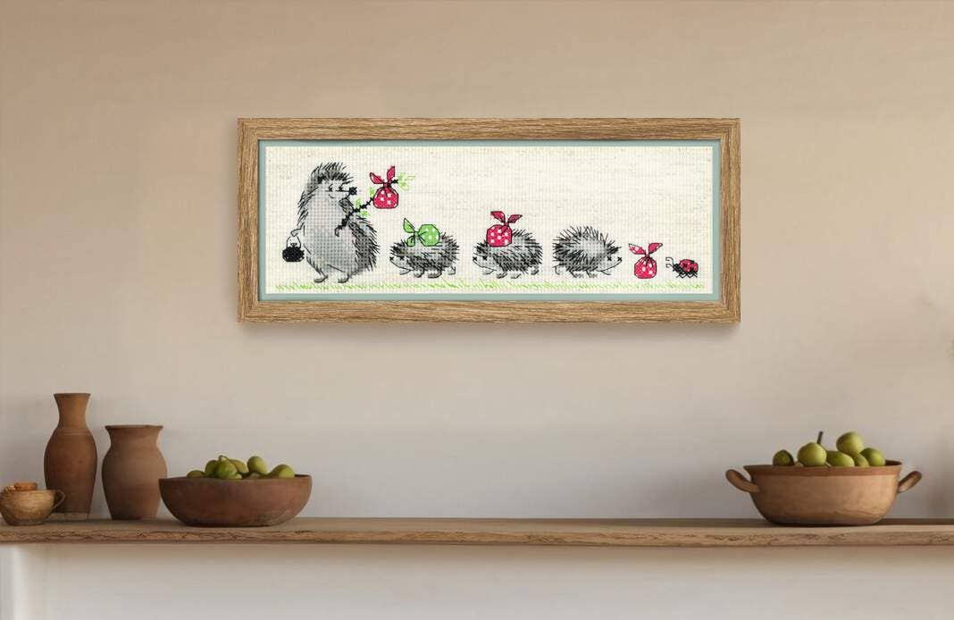 HEDGEHOGS Cross Stitch Kit by RIOLIS 1711