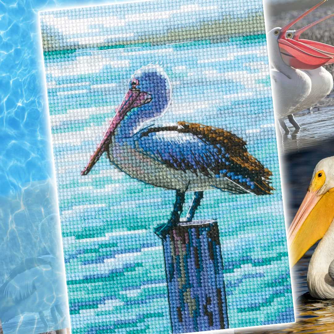 Pelican Sea Bird Cross Stitch Kit RTO Counted C336