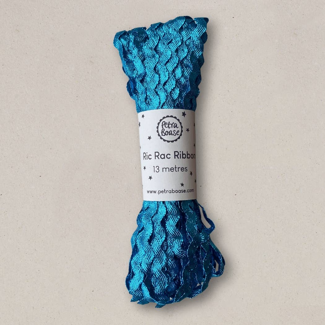 Metallic Ric Rac Ribbon Trim 15 yard Pack