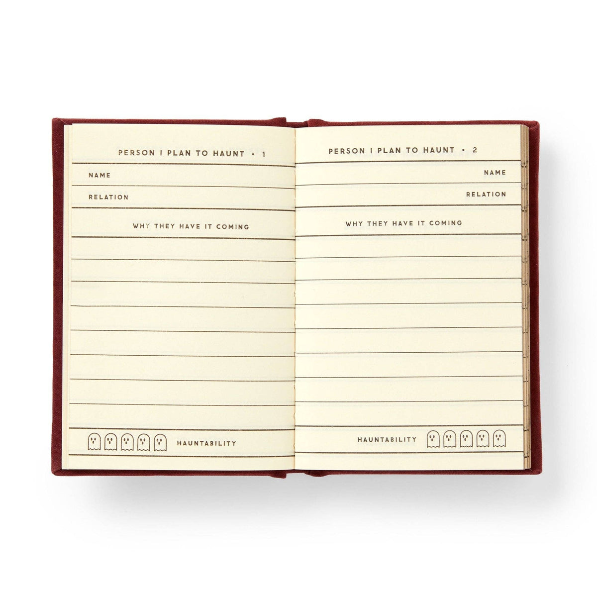 People I Plan To Haunt Tiny Diary