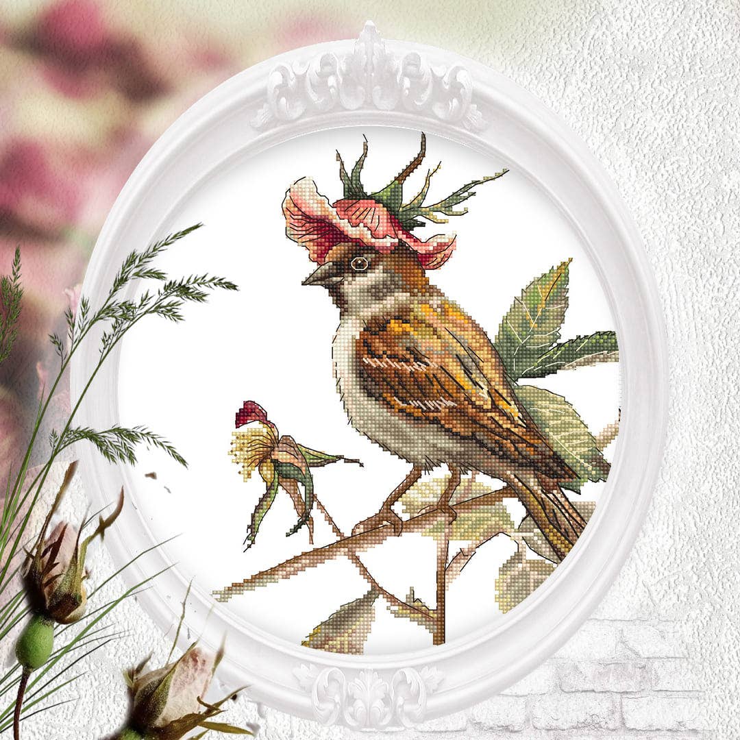 Flower Hat Cross Stitch Kit RTO Counted M912