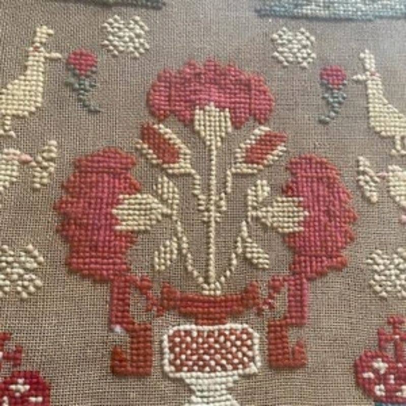 Mary John 1847 Welsh Sampler Printed Chart by The Wishing Thorn