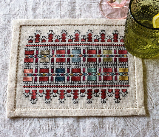 Cross Stitch Kit - BitKit Iris Paintbox by Avlea Folk Embroidery