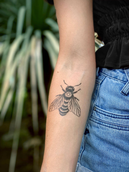 SALE Big Bee Temporary Tattoo
