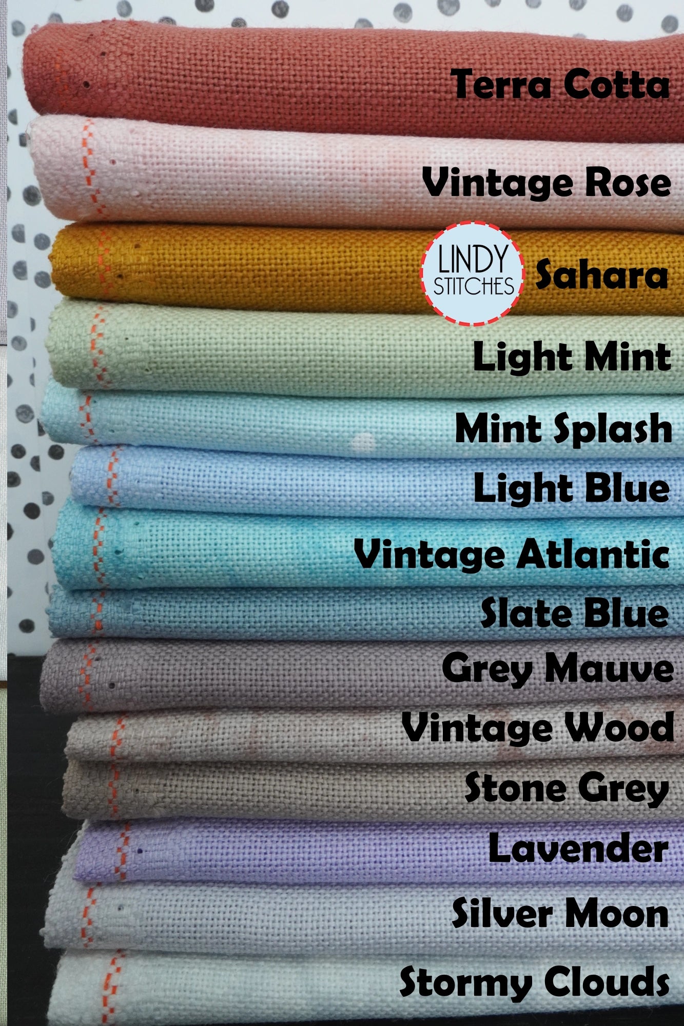 32 count Vintage Stormy Clouds Lugana by Zweigart Fat Quarter Evenweave