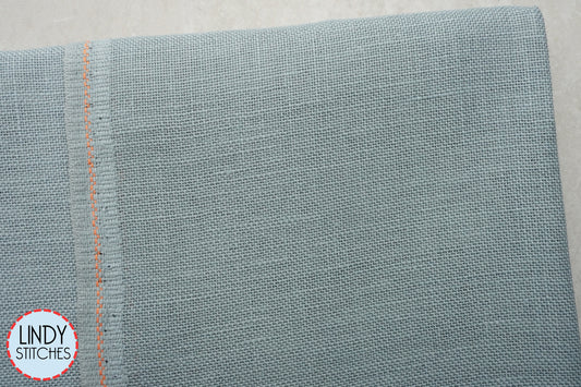 32 Count Smokey Pearl Lichen Belfast Linen Cross Stitch Fabric by Zweigart