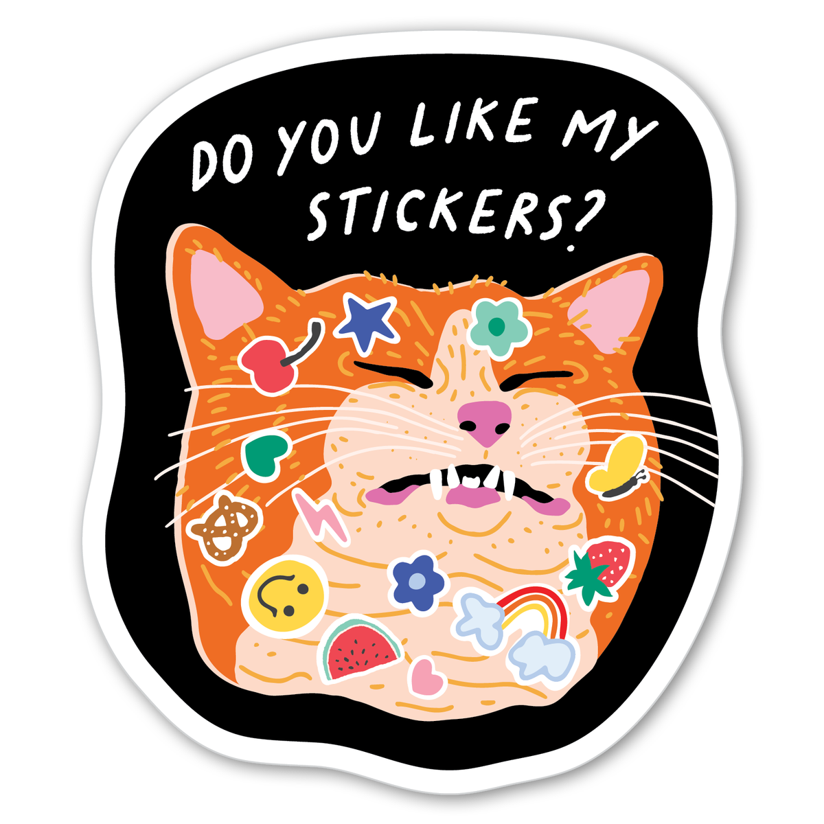 Sticker Cat Vinyl Waterproof Sticker
