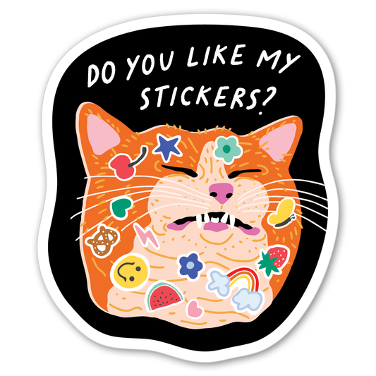 Sticker Cat Vinyl Waterproof Sticker