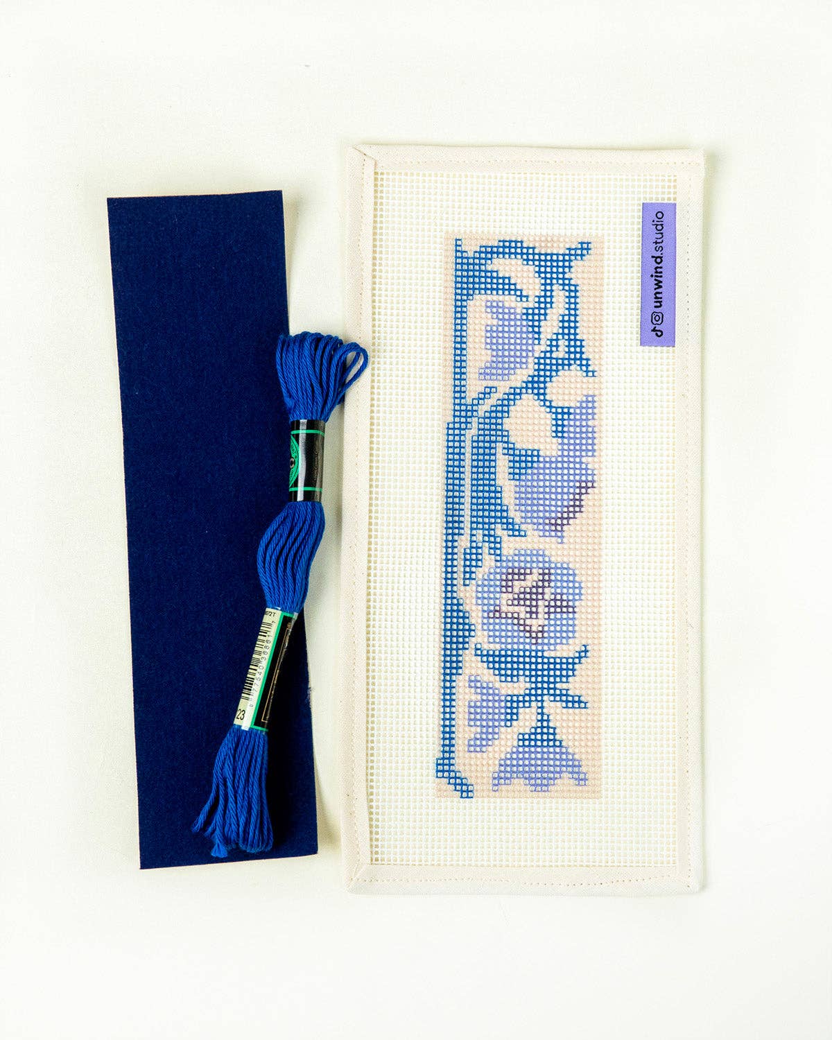 Bluebell Bookmark Needlepoint Kit