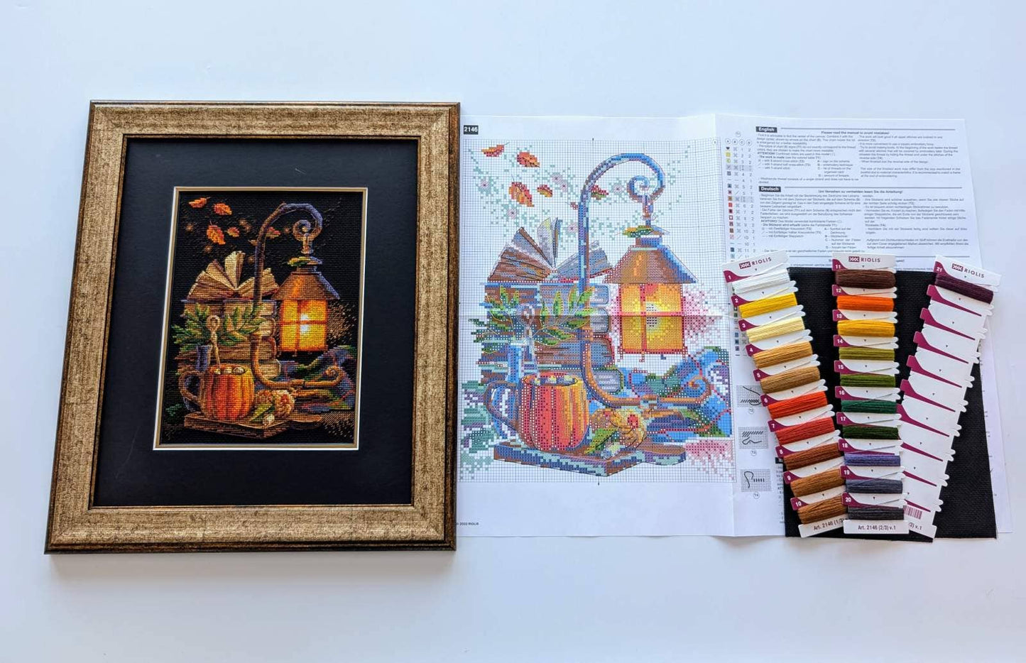 Cozy Autumn Cross Stitch Kit From Riolis 2146
