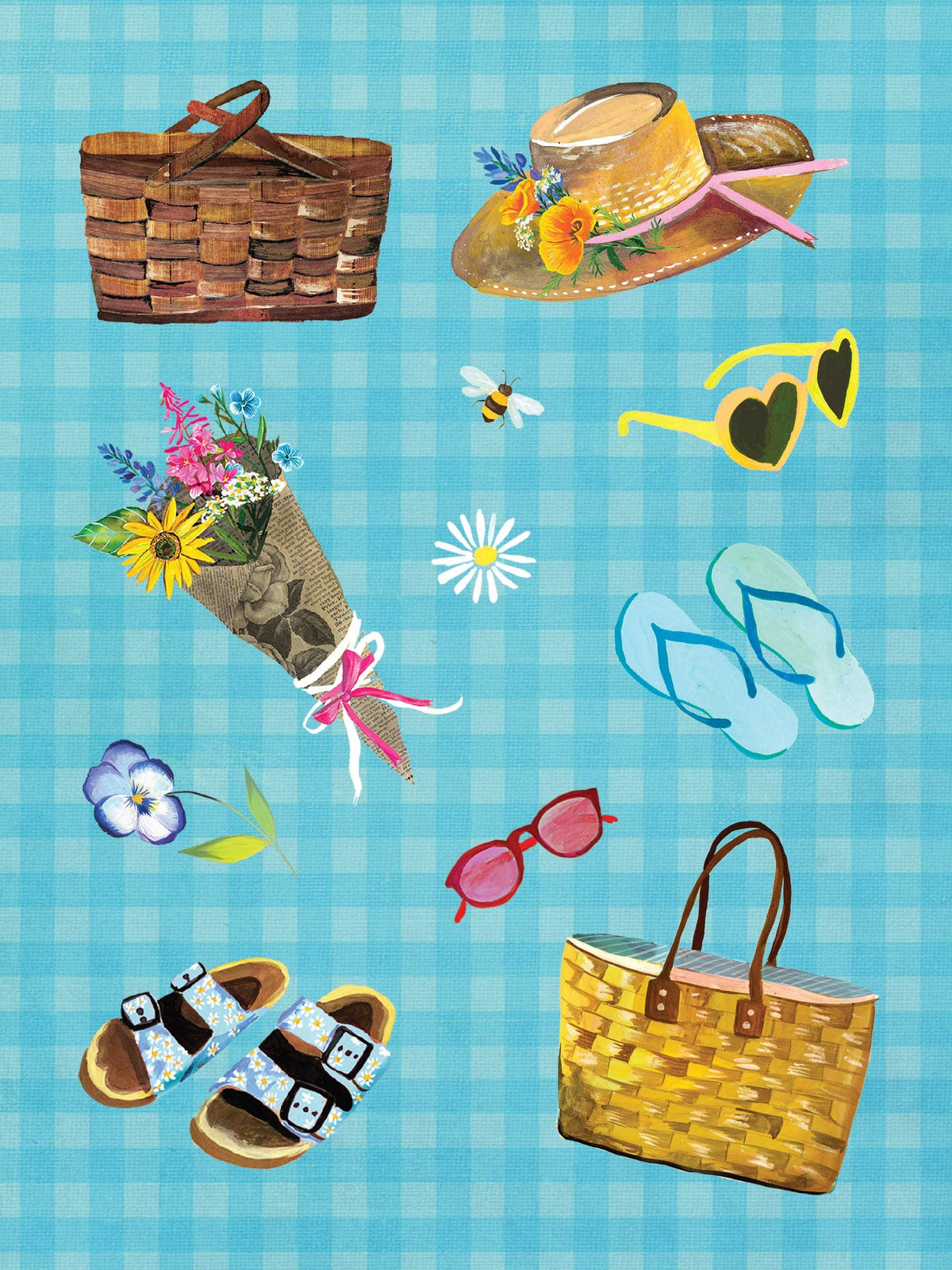 Wildflower Picnic Sticker Book by Kate Daisy