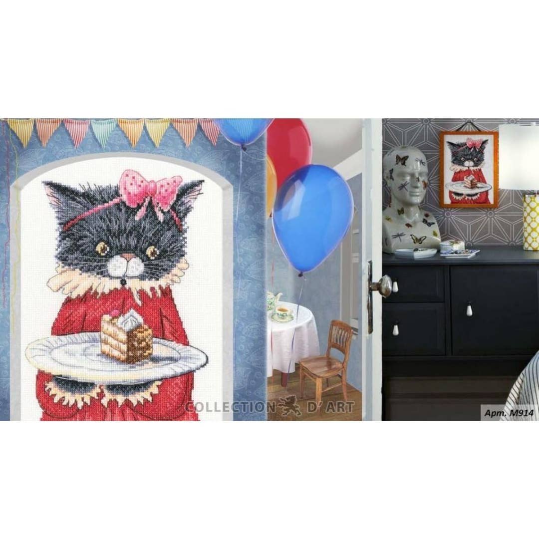 I Bring Happiness Cross Stitch Kit by RTO M914