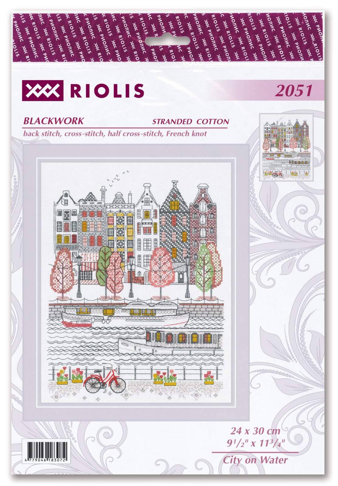 City On Water Cross Stitch Kit From Riolis 2051