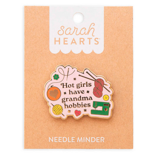 Hot Girls Have Grandma Hobbies Magnetic Needle Minder
