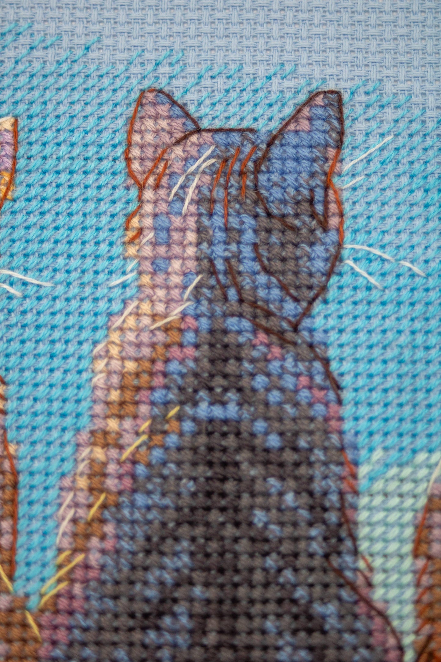 CATS BY THE SEA Cross Stitch Kit by AINE A1034
