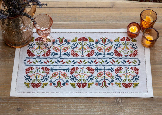 Corfu Wildflowers TR Cross Stitch Avlea Folk Embroidery Kit