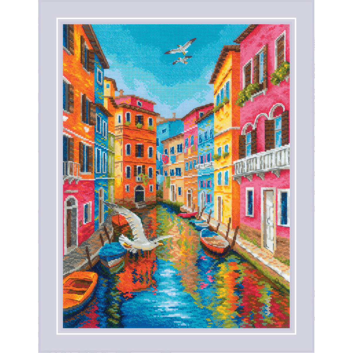 WHERE THE SEA BEGINS Cross Stitch Kit by RIOLIS 2327 Venice