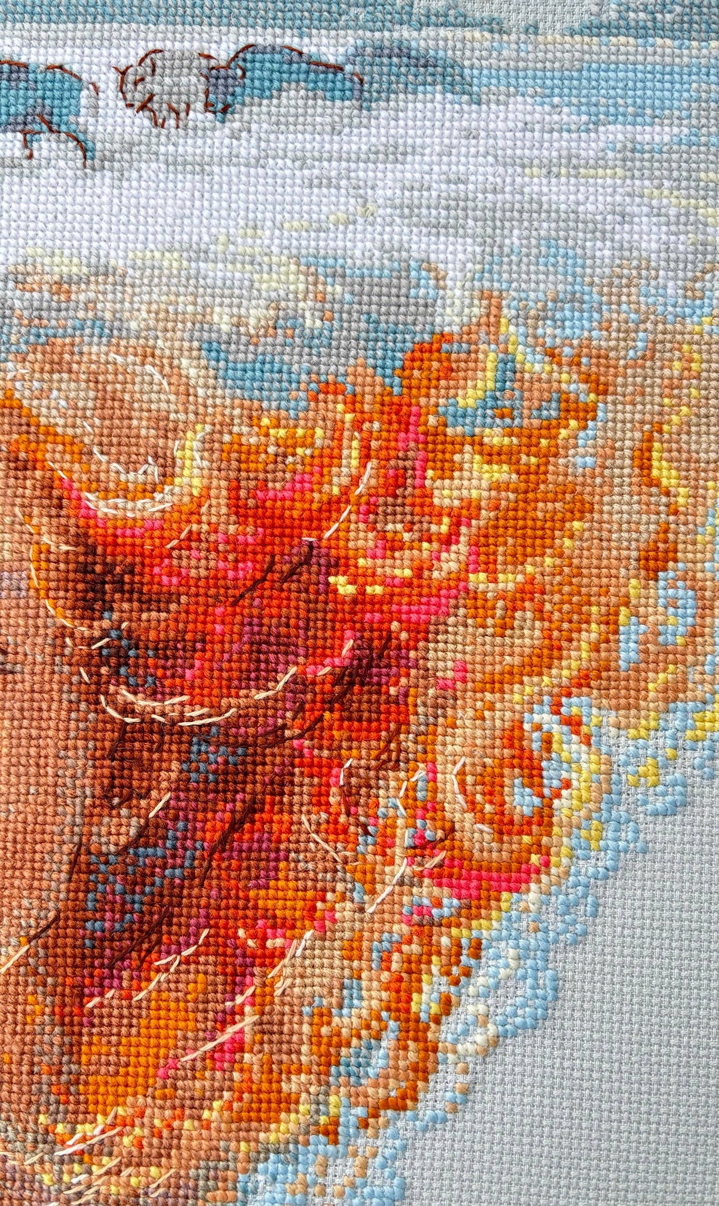 Mother Nature Earth Cross Stitch Kit from Aine A1003