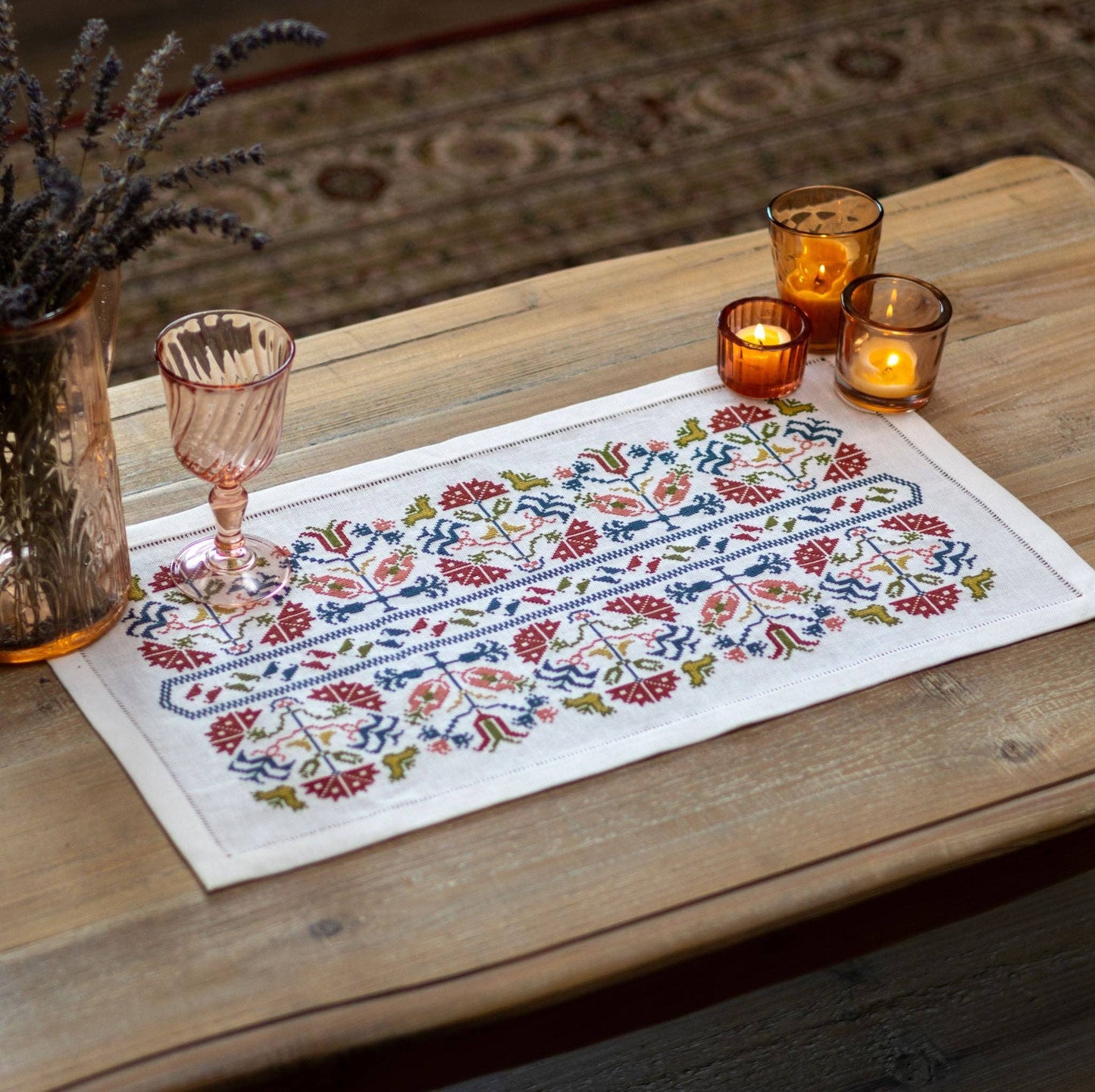 Corfu Wildflowers TR Cross Stitch Avlea Folk Embroidery Kit