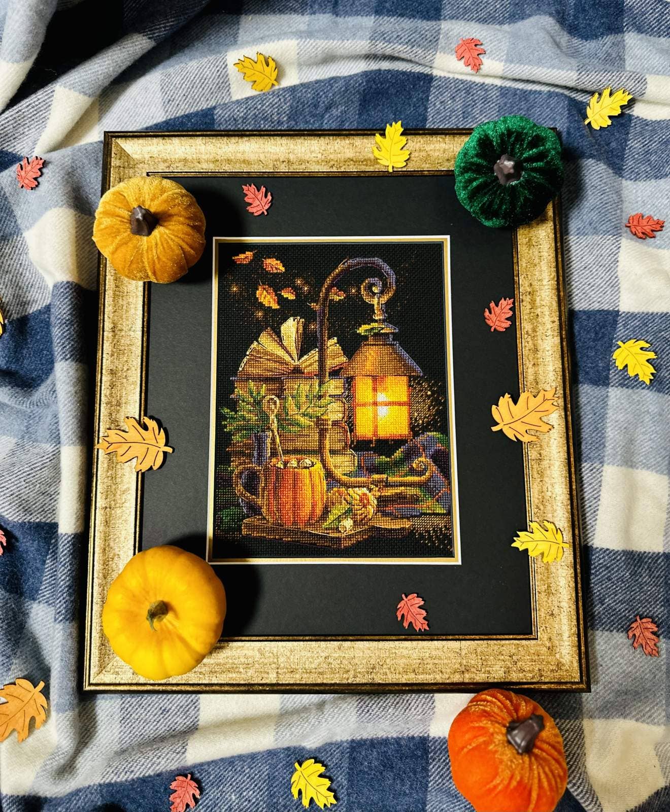 Cozy Autumn Cross Stitch Kit From Riolis 2146