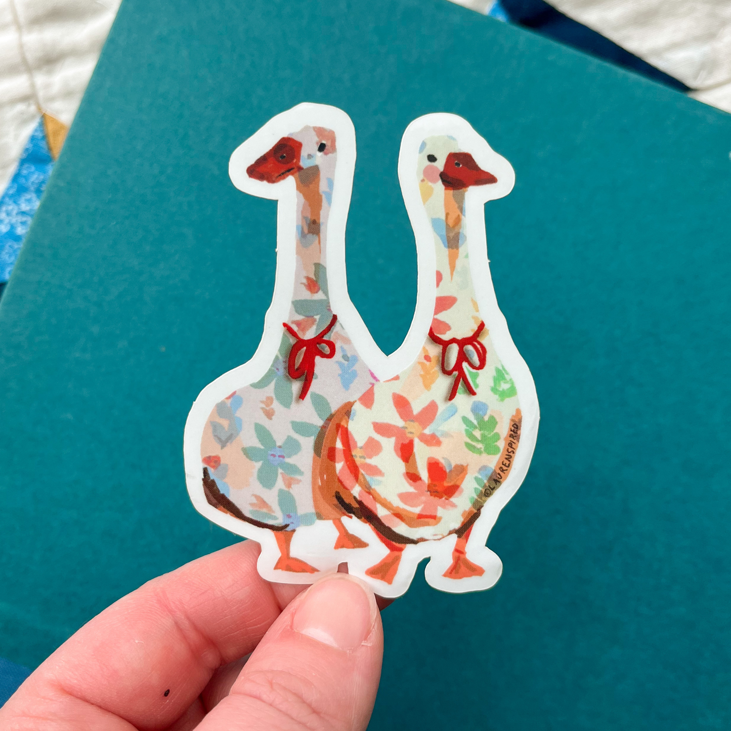 Silly Geese Vinyl Sticker